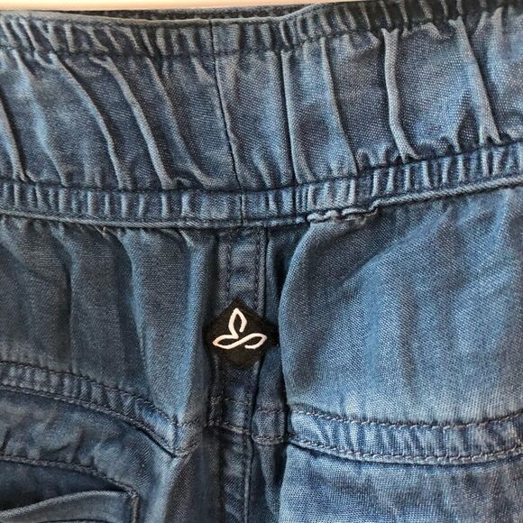 Prana Aberdeen Blue Chambray Jogger Pants - Picture 7 of 8